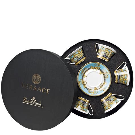 19325 409609 45454 versace|Prestige Gala Prestige Gala Bleu Set with 6 tea cups & saucers.